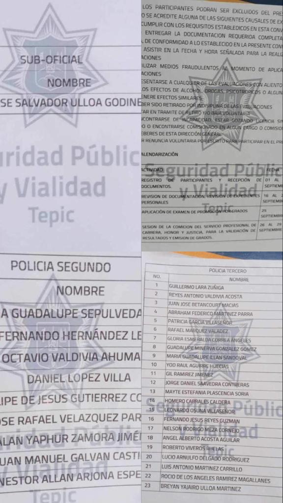 FRAUDULENTOS ASCENSOS DE GRADOS EN SECRETARIA DE SEGURIDAD PÚBLICA MUNICIPAL