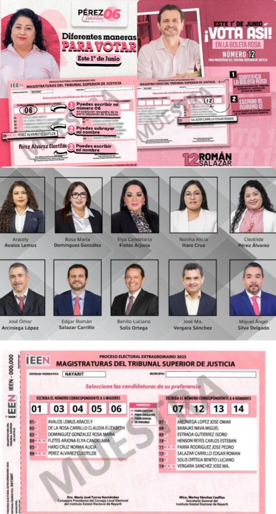 CANDIDATOS A MAGISTRADOS DEL TSJ EXPLICAN CÓMO VOTAR