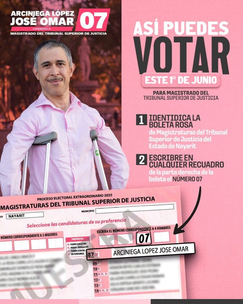 CANDIDATO EXPLICA COMO VOTAR PARA MAGISTRADOS