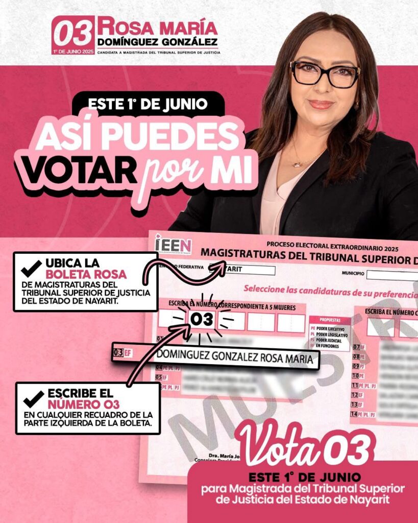 ¿SABES COMO VOTAR PARA MAGISTRADOS?