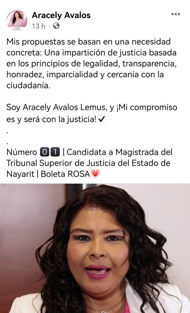 SIEMPRE SERVIR CON APEGO A LA LEGALIDAD. ARACELY ÁVALOS