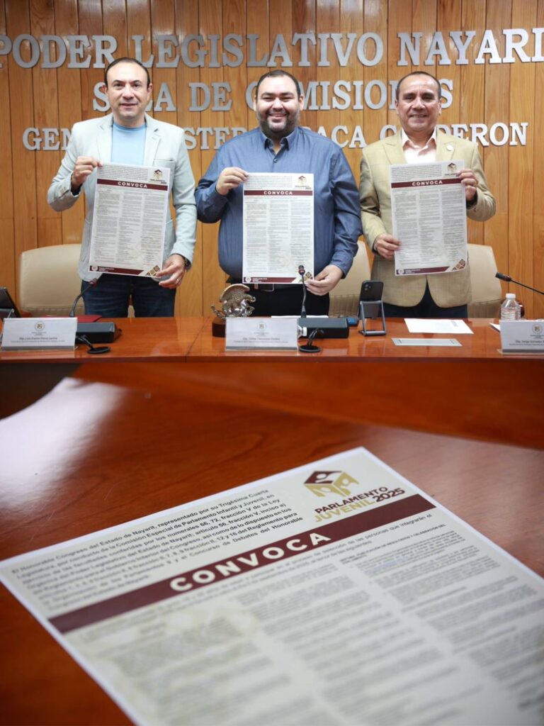 CONVOCA CONGRESO DE NAYARIT AL PARLAMENTO JUVENIL 2025