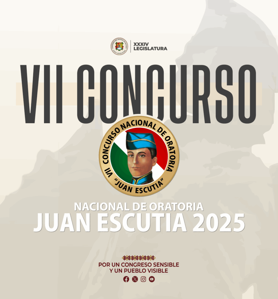 VII CONCURSO NACIONAL DE ORATORIA JUAN ESCUTIA 2025, REALIZAN DIPUTADOS