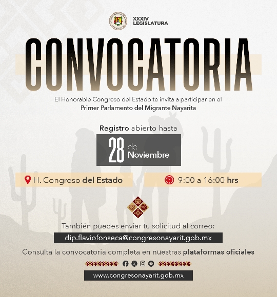 DEL EXTRANJERO AL CONGRESO; TU VOZ TAMBIÉN CUENTA. ¡ÚNETE!