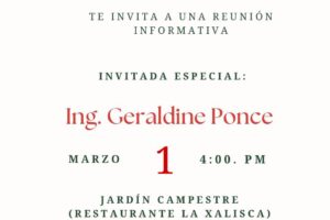 CONVERTIDA EN CONFERENCISTA GERALDINE PONCE PARA VIOLAR LA LEY ELECTORAL