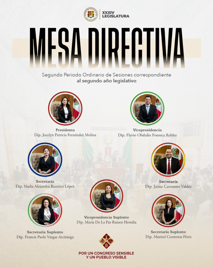 NUEVA MESA DIRECTIVA EN EL CONGRESO
